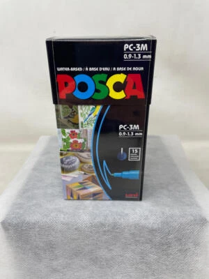 Marcadores de pintura Posca, punta fina PC-3M 0,9-1,3 mm, 15 colores, a base de agua Foto 1 de 4