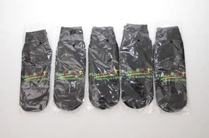 Funz Trampoline Park Socks Set of 5 Pairs Black Multiple Sizes New - Picture 1 of 12