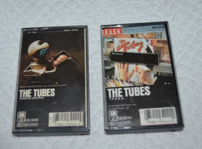 THE TUBES Audio Cassette Tapes  REMOTE CONTROL & T.R.A.S.H. Vintage Lot - Imagem 1 de 3