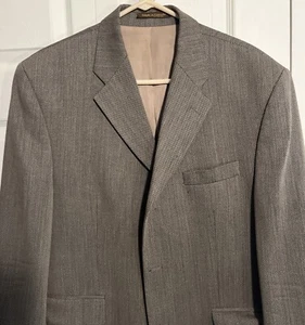 Vintage Kasper Sport Jacket Classic Suit Coat Blazer Canada Made Size 42L - Picture 1 of 3