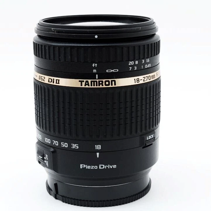 TAMRON 18-270mm F3.5-6.3 Di II PZD 15x Zoom Lens for Sony Camera A Mount B008 - Image 1 of 4