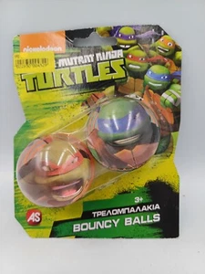 Vintage TMNT  Teenage Mutants Ninja Turtles 2x Power Bouncer Balls - Picture 1 of 3