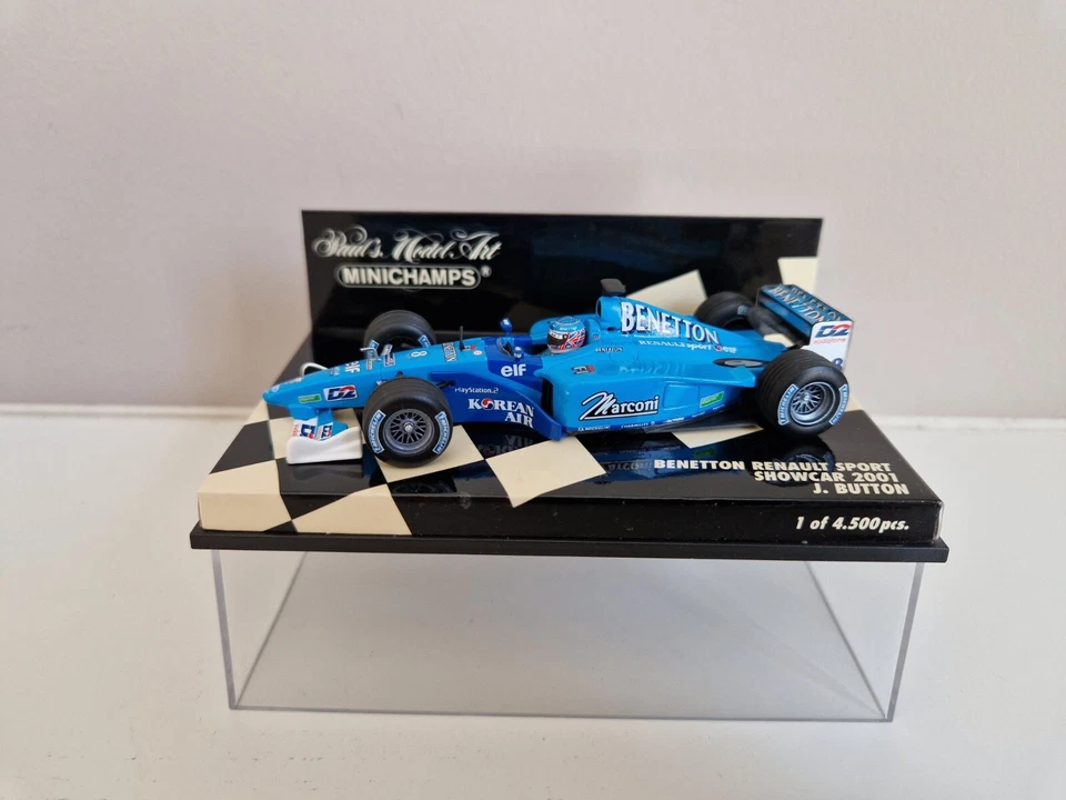 Minichamps 1/43 Benetton Renault B200 J. Button - Showcar 2001 - 430010098 - Bild 1 von 4