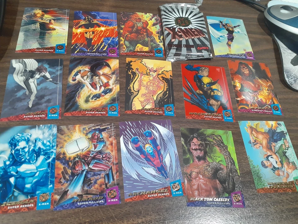 1994 * X-MEN 14 cartas paquete jumbo * raro * 94 Fleer Ultra  Foto 1 de 1