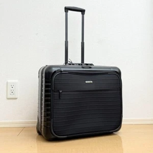 Rimowa Bolero Business Trolley 39L Black 2-wheels Carry Case Suitcase - Picture 1 of 16