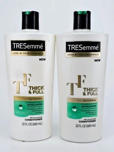Tresemme Pro Collection Conditioner Thick Full Glycerol Ph Balance 22oz Lot of 2 - Picture 1 of 9