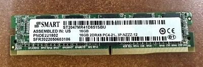 SMART 16GB 2DRx8 PC4-2133P-NZZZ-12 (ST2047MR41D851SBU) ECC Server RAM - Image 1 of 2