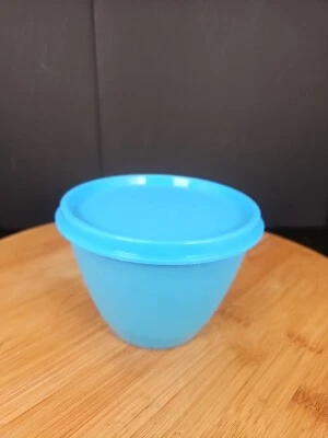 Tupperware Ciotole Frigorifero #148D con Guarnizioni #5227A - Blu Ottime Condizioni  - Immagine 1 di 4