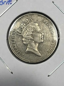 1992 Great Britain 10 Pence Foreign Coin #0850 - Picture 1 of 2