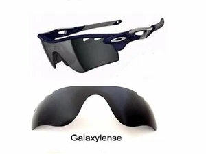 Galaxy Ersatzgläser Für Oakley Radarlock Path Belüftet Schwarz Polarisiert - Picture 1 of 7