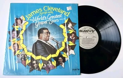 James Cleveland Sings With World's Greatest Gospel Stars Vol. II LP - 1983 Savoy - Image 1 of 4