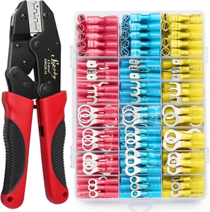 Crimping Tool for Heat Shrink Connectors with 300PCS Marine Grade Heat Shrink Wi - Picture 1 of 12