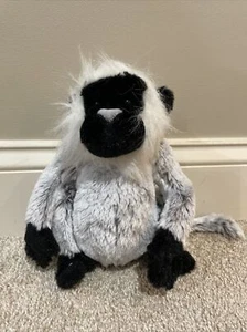 GANZ Webkinz Grey Langur 10" Monkey HM226 Plush Stuffed Animal Toy NO CODE - Picture 1 of 7