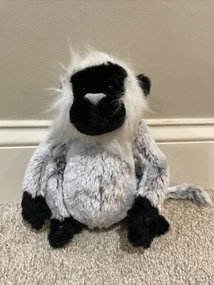 GANZ Webkinz Grey Langur 10" Monkey HM226 Plush Stuffed Animal Toy NO CODE - Image 1 of 4