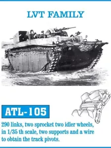 Friulmodel - Metal Tank Tracks for LVT FAMILY 1/35th - ALT105 - Picture 1 of 1