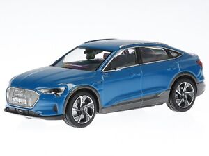 Audi e-tron Sportback 2020 antigua blau Modellauto 4300103 iScale 1:43
