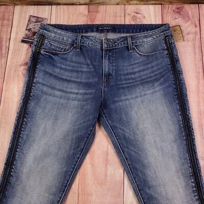 NOVO Jeans Skinny Feminino Cult of Individuality Zen Cintura Média Tamanho 32 (Meas. 35x30) - Imagem 1 de 4