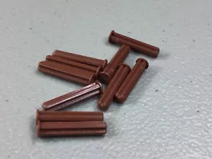 LEGO Technic Axle 3 with Stop 24316 Reddish Brown x10 - Picture 1 of 7