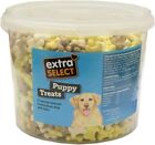 Extra Select Puppy Bones Dog Treat Biscuits, 3ltr Bucket (Approx 1070 Biscuits)