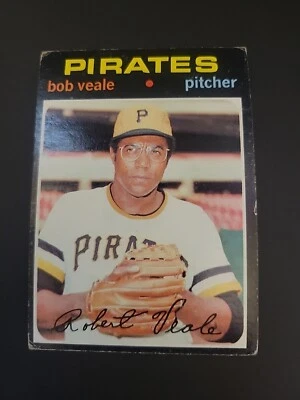 1971 Topps Pittsburgh Pirates Baseball Card #368 Bob Veale - VG No Creases - Image 1 of 4