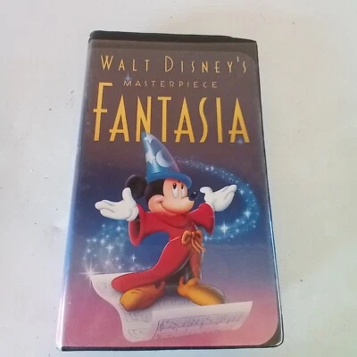 RARE WALT DISNEY MASTERPIECES FANTASIA VHS 1991 MICKEY MOUSE - Image 1 of 4