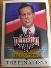 Decision 2016 The Finalists BASE SINGLES Card NrMint-Mint