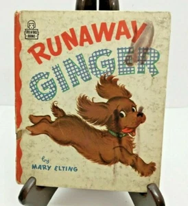 1949 Runaway Ginger Vintage Childrens Book by Mary Elting Illustrated - Picture 1 of 6