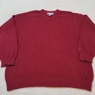 VTG Champion Sweater Mens Size XL Chevron Knit Pullover Made In USA - Image 1 of 4