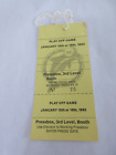 Miami Dolphins vs San Diego Chargers 1983 Playoff Press, Media Pass 1/16/83-no75