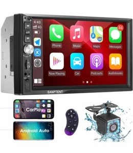 422 7 Inches Android Double Din Car Stereo Radio Touch Screen Bluetooth Car - Picture 1 of 9