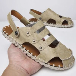 Men's Closed Toe Hollow Out Breathable Sandals Casual Outdoor Summer Slippers SZ - Picture 1 of 8