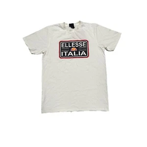 Ellesse Men's Benzina Graphic T-Shirt - White- Medium *SEE DESCRIPTION* - Picture 1 of 5