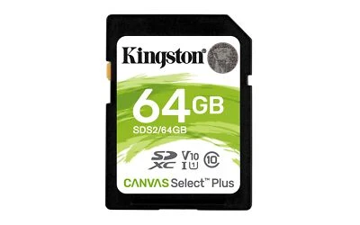 740617297973 Kingston Technology Canvas Select Plus 64 GB SDXC UHS-I Class 10 Ki - Image 1 of 4