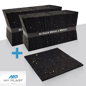 100 Stück 3mm Terrassenpad Terrassenpads Gummigranulat Bautenschutzpads, Pads - Bild 1 von 6