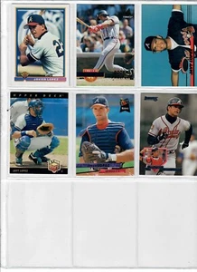 Lot of 6 Javier Lopez Rookie Baseball Cards.  Alle Karten in Top Zustand. - Bild 1 von 2