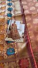 Beautiful Bollywood Katan Silk Weave Pallu Indian Saree Sari With Blouse??