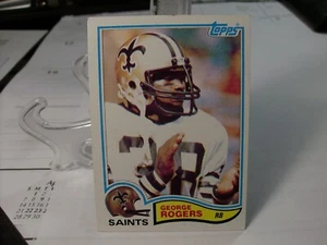 1982 Topps Football #410 - George Rogers RC - New Orleans Saints   82-108 - Picture 1 of 2