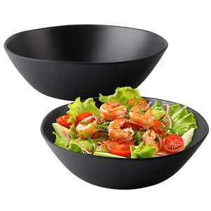 Melamine Large Salad Bowls, 12'' Unbreakable Serving Bowls for Salads, Fruits... - Picture 1 of 6