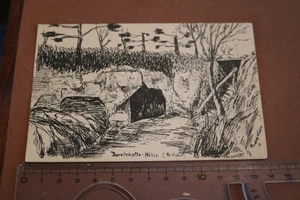 tolle alte Karte - Bereitschaftshöhle - St. Victor - 18.Inf.Div. 1916-1918 - Picture 1 of 2