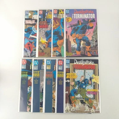 Deathstroke The Terminator #1 2 3 4 5 6 7 8 9 TODOS 9.4-9.8 notas altas quase perfeito+ 1991 - Imagem 1 de 4