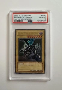 Yu-Gi-Oh! 2003 Red-Eyes Black Dragon - Spanish 1st Edition PSA 10 - Picture 1 of 4