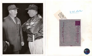 1951 DRAHT-/PRESSEFOTO mit Neg. ~ Wm T. Clement & 'LEFTY' O'DOUL ~ S.F. Dichtungen ~HOFer - Bild 1 von 6