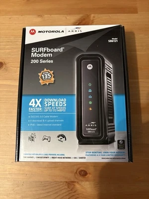 Motorola Arris SURFboard Modem 200 Series Model SB6121  - Image 1 of 4