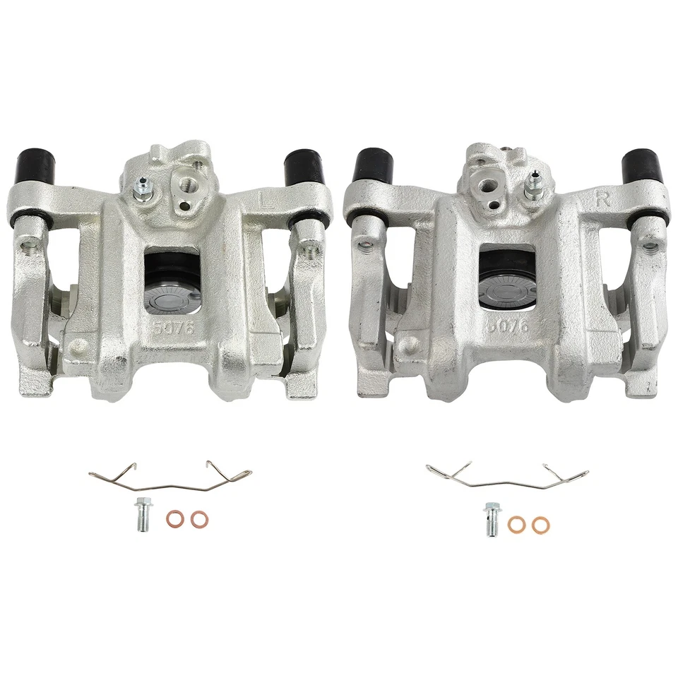 For 19-21 Honda Insight 17-20 Honda Civic FWD 2pcs Silver Rear Brake Calipers - Image 1 of 4