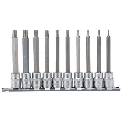 Draper 16340 TX-STAR® Plus Socket Bit Set 3/8" Sq. Dr. 100mm 10 Piece - Image 1 of 3