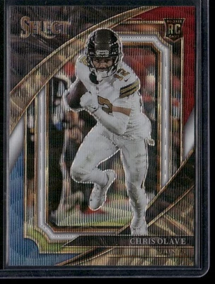 2022 Panini Select #360 Chris Olave Tri-Color Prizm #/149 ROOKIE - Image 1 of 2