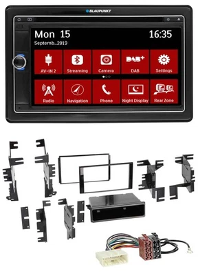 Blaupunkt Bluetooth DAB 2DIN USB DVD MP3 Autoradio für Nissan Juke Navara NV ab - Bild 1 von 4