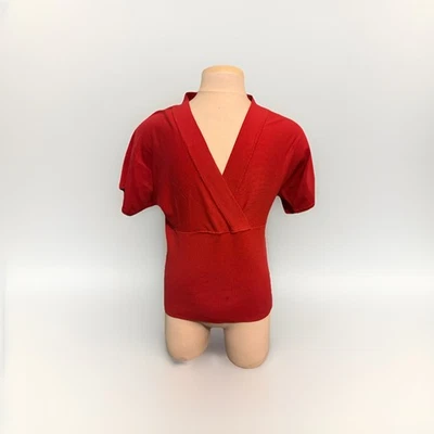 Lane Bryant Orange Short Sleeve Sweater Size 14/16 Cotton Blend - Изображение 1 из 4