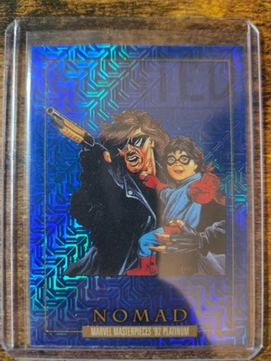 2024 Marvel Masterpieces '92 Platinum Nomad Blue Traxx Parallel #70 - Image 1 of 2