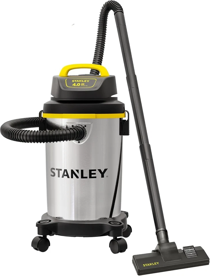 Stanley SL18129 Aspiradora Húmeda/Seca, 4 Galones Compacta Portátil Resistente Hogar, Trabajo Foto 1 de 4